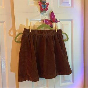 American Eagle Brown Corduroy Micro Mini Skirt